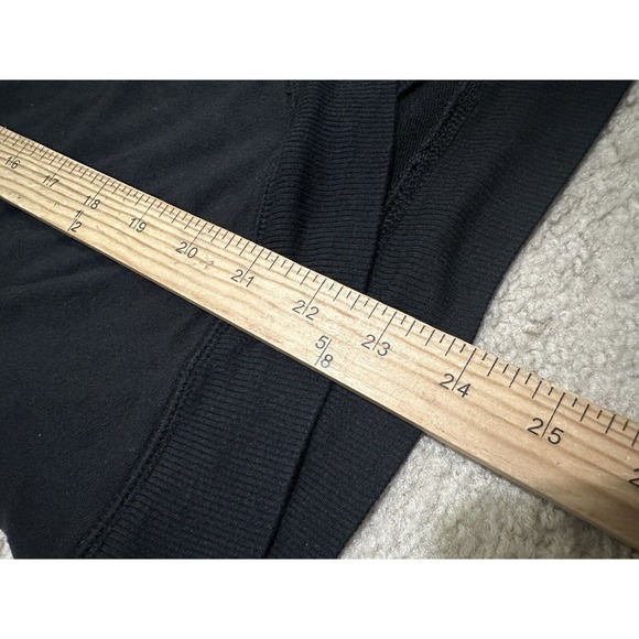 Athleta XS Women 489051 Criss Cross Soft Tulip Sweatshirt Top Black Long Sl BD19 - Picture 5 of 7